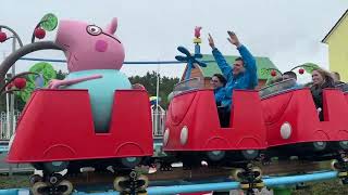 Peppa Pig TM Park Günzburg  Eröffnung Papa Wutz Achterbahn [upl. by Enaid]