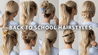 10 CUTE BACK TO SCHOOL HAIRSTYLES 2024 ❤️ [upl. by Obediah]