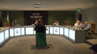 Greensburg IN City Board of Works Mtg 10224 [upl. by Gemoets330]