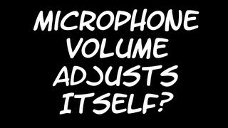 Microphone Issue Fixes Volume Automatically Adjusting [upl. by Hunley]