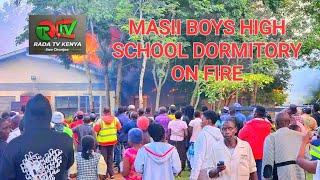 Masii Boys High School Dormitory On Fire 🔥 [upl. by Le785]