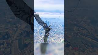 Spiderman Villain Vulture Jumps 50000ft in GTA 5 [upl. by Aneekat6]