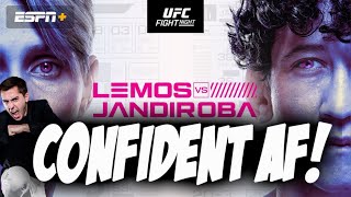 FINCHS MOST CONFIDENT LEMOS VS JANDIROBA PICKS [upl. by Atinal]