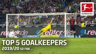 Top 5 Goalkeepers 201920 so far  Sommer Gulacsi and More [upl. by Ydnis]