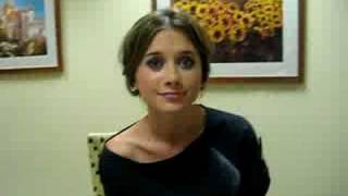 HSMs Olesya Rulin Plays Celebrity Fastball With TWIST [upl. by Bill387]