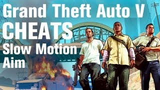 GTA 5 Cheats  Slow Motion Aim [upl. by Nawk]