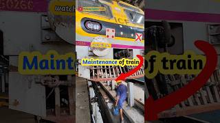 Maintenance of train  mumbai local train maintenance work  latest railway recruitment 2025 train [upl. by Julina]