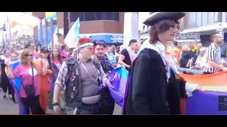 Doncaster UK PRIDE PARADE [upl. by Nnylharas]