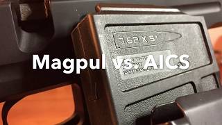 Review Magpul AICS Pmag vs Accuracy International magazine in a XLR Evolution system [upl. by Laurentium]