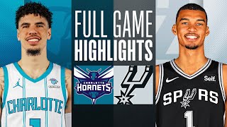 HORNETS at SPURS  FULL GAME HIGHLIGHTS  January 12 2024 [upl. by Nazario]