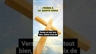 Prière Quotidienne à la Sainte Croix Glorieuse pour Votre protection 🙏 shorts [upl. by Acinoryt]