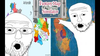 Fantasy Map Simulator History of Arlondë [upl. by Ecnarual232]