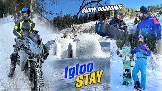 life mai 1st time kari SNOW Boarding amp Ninja H2 ke sath Record [upl. by Harwin]