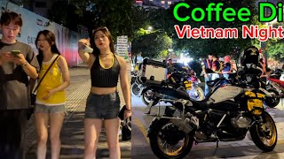 Ho Chi Minh City’s Vibrant nightlife  Night walk exploring Vietnam today  Coffee Di [upl. by Ami]