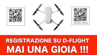 REGISTRAZIONE SU DFLIGHT  MAI UNA GIOIA LEGGETE BENE [upl. by Ecnarwal]