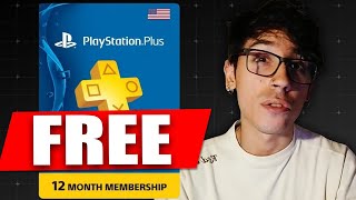 How to get FREE PS Plus🔥PS4PS5 EASY Method Free Playstation PLUS Tutorial [upl. by Zetnauq]