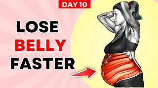 Do This 30Min Exercise To LOSE 2 INCHES OFF WAIST  2 Weeks LOSE BELLY FAT Challenge  DAY 10 [upl. by Imoan642]