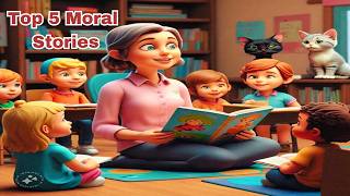 Top 5 Moral Stories for kids  Fairy tales  Moral Stories in English [upl. by Arreik]