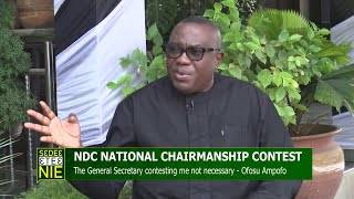 NDC National Chairmanship The Gen Secretary contesting me not necessary  Ofosu Ampofo 191122 [upl. by Atiuqehs608]