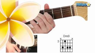 How to Play a D Minor Nine Dm9 Chord on Guitar [upl. by Rbma682]