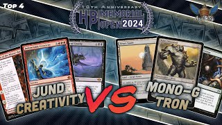 MTG Modern  Jund Creativity vs MonoGreen Tron  Hunter Burton Memorial Open  Top 4 [upl. by Analah201]