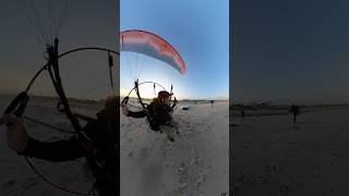 Paramotor Take Off youtubeshorts beach flying ozoneparamotors dream paramotoradventures [upl. by Crawley807]