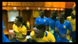 CAN 2012  Gabon  Le Président Bongo et Etoo dansent les panthères [upl. by Tjon]