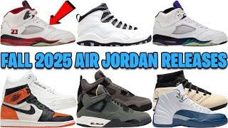 FALL 2025 AIR JORDAN RELEASES JORDAN 5 FIRE RED AJ 10 STEEL AJ 1 SHATTERED BACKBOARD  MANY MORE [upl. by Norby172]