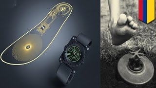 SaveOneLife mine detector inside a shoe [upl. by Ettegroeg]