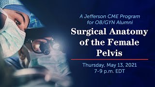 Surgical Anatomy of the Female Pelvis  A Jefferson CME Program for OBGYN Alumni [upl. by Vas303]