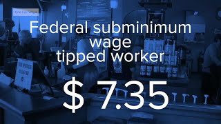 Fighting for higher subminimum wage [upl. by Ardekan87]