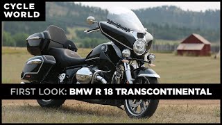 2022 BMW R 18 Transcontinental  First Look [upl. by Ecneps491]