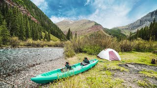 Kayak Camping Scenic Rivers in Colorado Road Trip [upl. by Buff]