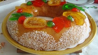 Roscon de Reyes Receta♔ ♕ ♚Cómo hacer un Roscón de Reyes en 10 pasos [upl. by Aissatan]