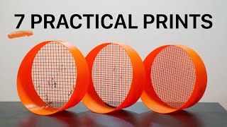 7 actually PRACTICAL 3D prints [upl. by Arreip726]