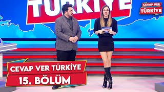 Cevap Ver Türkiye 15 Bölüm CevapVerTurkiye [upl. by Nyrem]