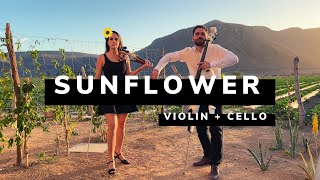 Sunflower  Violin and Cello cover [upl. by Jochebed]