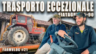 Farm Vlog21  Fiatagri 11590 dal meccanico  Frizione da cambiare [upl. by Rooney]