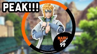 SH Figuarts Naruto Shippuden NaruTOP99 Minato Namikaze Action Figure Review Tamashii Nations BANDAI [upl. by Hubsher]