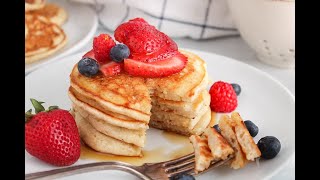 Sourdough Discard Banana Pancakes Vegan [upl. by Sopher]