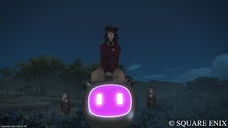 Final Fantasy XIV  Outrunner Mount showcase [upl. by Imena901]