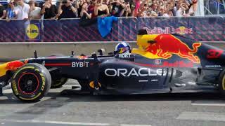 David Coulthard  Red Bull RB7 Showrun Prague 2024 Praha [upl. by Koziel]