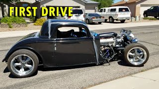 Factory Five 33 Hot Rod V2  First Drive [upl. by Anaujd]