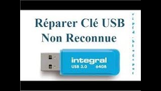 Comment réparer une clé USB endommagée en quelques minutes [upl. by Aglo]