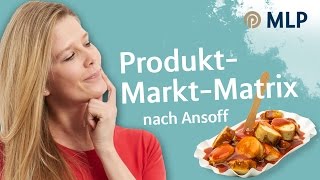 Die Produkt Markt Matrix von Ansoff [upl. by Konstance]