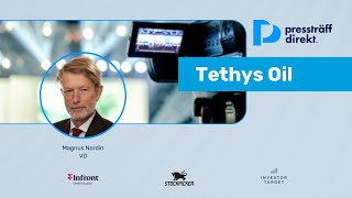 Pressträff Direkt  Corporate update med Tethys Oil [upl. by Hbaruas631]