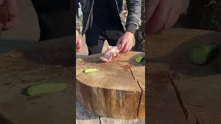 Rugged expedition hatchet bone chopper and utility knifeshortvideo [upl. by Ratna]