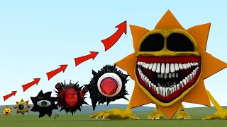 NEW EVOLUTION OF MR SUN SPRUNKI All Phases in Garrys Mod [upl. by Edyaj]