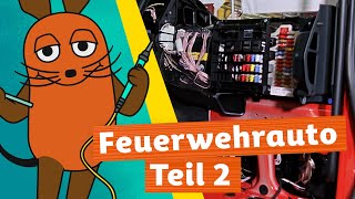 Wie kommt die Elektrik in das Feuerwehrauto  Die Maus  WDR [upl. by Ahseinaj]