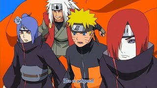 Sasuke  Naruto y Equipo Jiraiya Vs Sasori  Itachi salva a Sasuke  Naruto Shippuden  Sub Español [upl. by Ardnahsal]